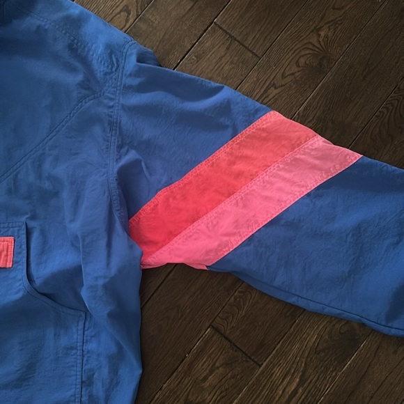 Blue and Pink Windbreaker Jacket - Picture 2 of 5